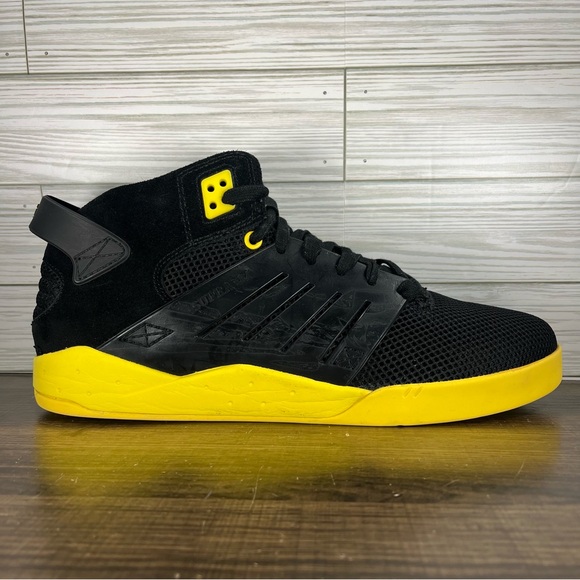 Supra Skytop 3 Tour Men’s Black Yellow‎ Shoes - Men’s Size 13 - Picture 1 of 10